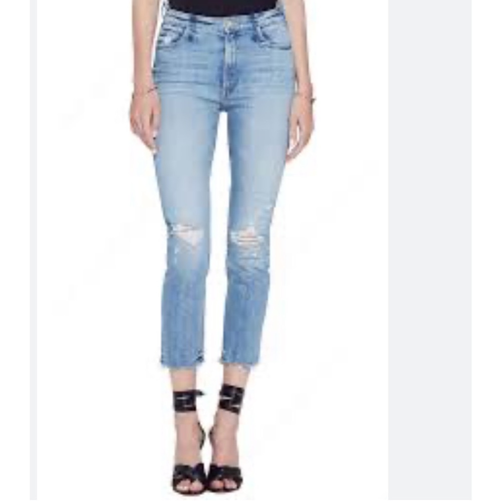 Mother Denim jeans. The dazzler shift chew in misbeliever wash